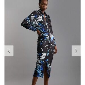 KAREN MILLEN MIDI DRESS SIZE XS- WORN ONCE